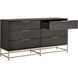 Rebel Gold / Charcoal Grey Dresser, Small